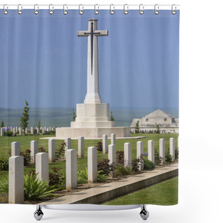Personality  War Cemetery - La Somme - France Shower Curtains