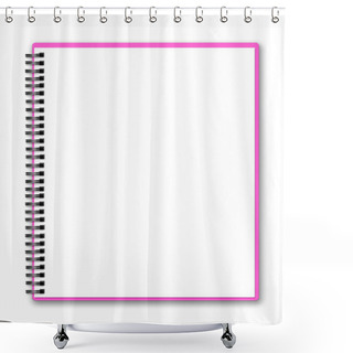 Personality  Blank Spiral Notebook Shower Curtains