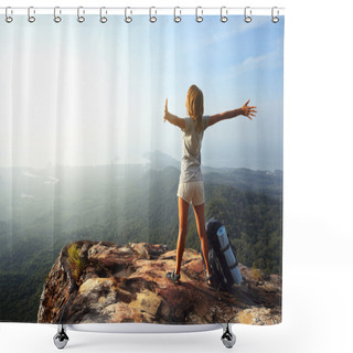 Personality  Backpacker Shower Curtains