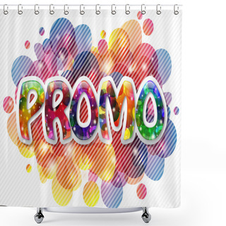 Personality  Promo Background Shower Curtains