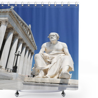 Personality  Greek Architecture Shower Curtains
