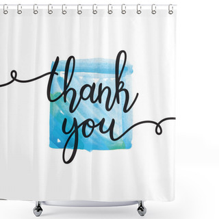 Personality  Thank You Lettering Shower Curtains