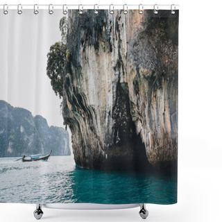 Personality  Boat Shower Curtains
