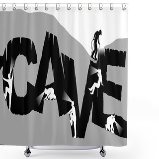 Personality  Caving Shower Curtains