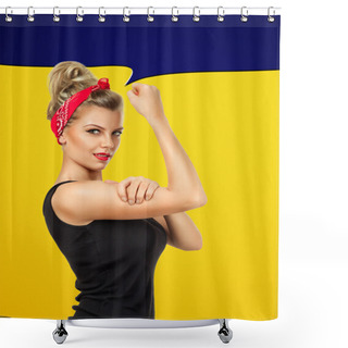 Personality  We Can Do It Shower Curtains
