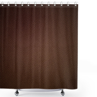 Personality  Seamless Vector Leather Texture Brown Background Pattern Shower Curtains