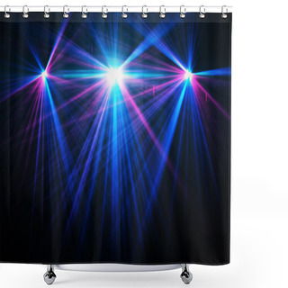Personality  Abstract Image Of Concert Lighting Shower Curtains