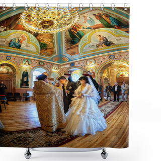 Personality  Orthodox Wedding Ceremony Shower Curtains