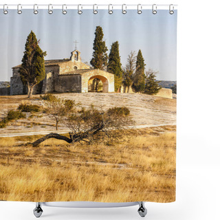 Personality  Chapel St. Sixte, Provence Shower Curtains