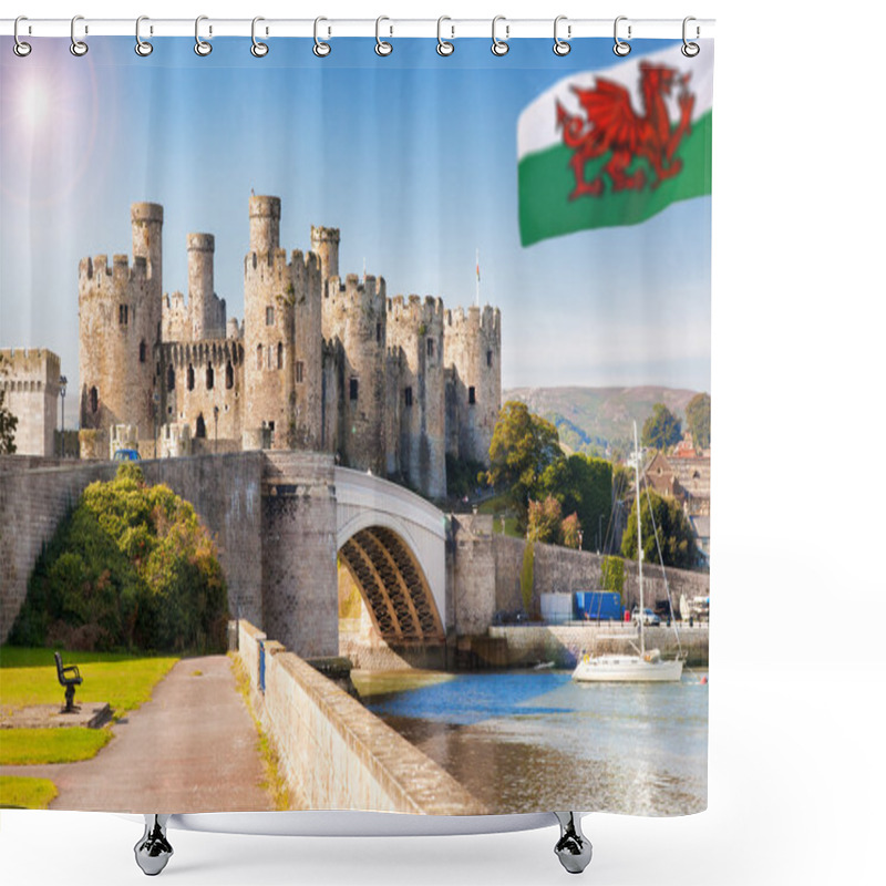 Personality   Conwy Castle In Wales, United Kingdom, Series Of Walesh Castles Shower Curtains