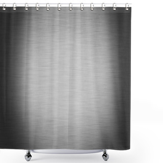 Personality  Silver Metal Texture Background Illustration Shower Curtains