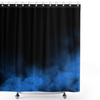 Personality  Dark Abstract Background With Steam Texture Shower Curtains