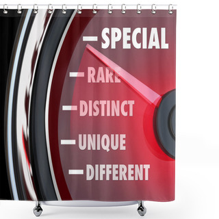 Personality  Special Distinct Different Speedometer Shower Curtains