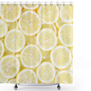 Personality  Lemon Background Shower Curtains