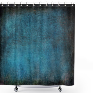 Personality  BG Abstract 102 Blue Wall Shower Curtains