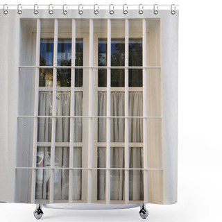Personality  White Window Shower Curtains