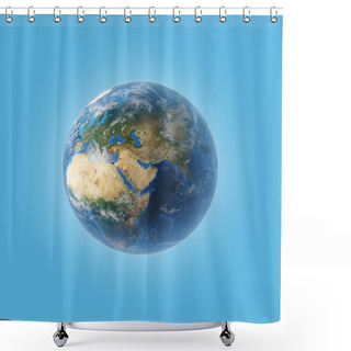 Personality  Planet Earth Shower Curtains