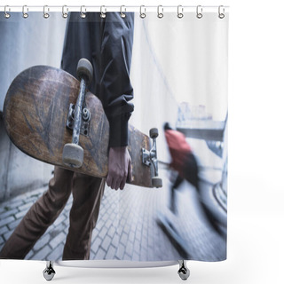 Personality  Skaters Shower Curtains