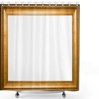 Personality  Gold Frame Shower Curtains