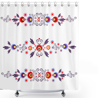 Personality  Polish Folk Shower Curtains