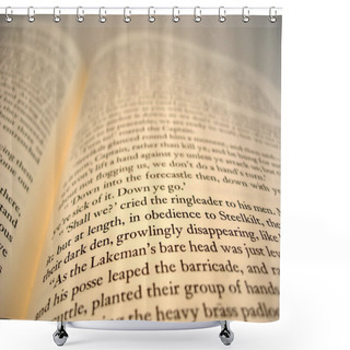 Personality  Book Page Shower Curtains