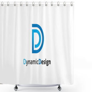 Personality  Dynamic Design Logo Shower Curtains