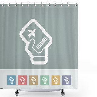 Personality  Travel Document Shower Curtains