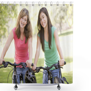 Personality  Teenagers On Bikes Shower Curtains