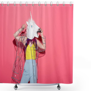 Personality  Unicorn Shower Curtains