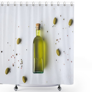 Personality  Olive Oil Shower Curtains