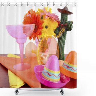 Personality  Happy Cinco De Mayo Party Shower Curtains