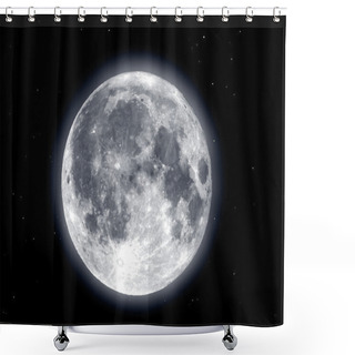 Personality  Moon And Stars Shower Curtains