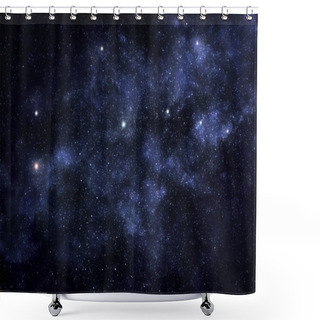 Personality  Deep Outer Space Shower Curtains