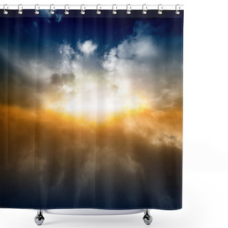Personality  Beautiful Sky Shower Curtains