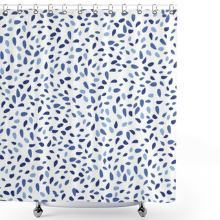 Personality  Rain Drops Pattern Shower Curtains