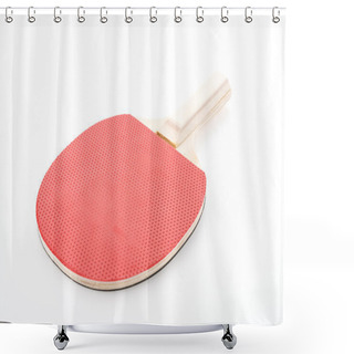 Personality  Racket Ping Pong Shower Curtains
