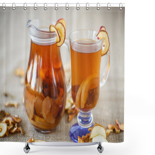 Personality  Compote Of Dried Fruits Shower Curtains