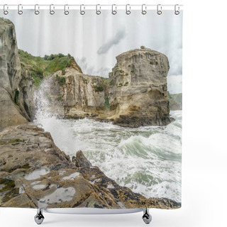 Personality  Rocky Coast Shower Curtains