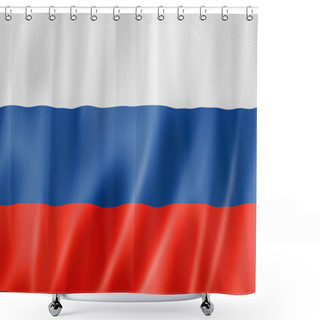 Personality  Russian Flag Shower Curtains