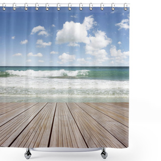 Personality  Sea View Shower Curtains