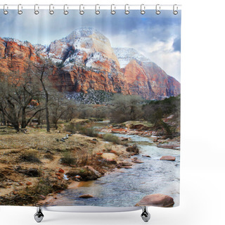 Personality  Zion National Park Shower Curtains