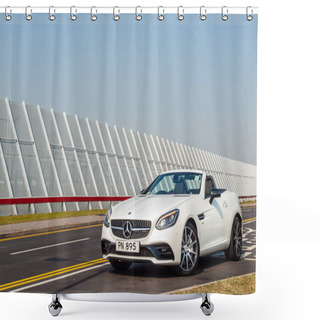 Personality  Mercedes-AMG SLC 43 2017 Test Drive Day Shower Curtains