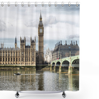Personality  Houses Of Parliament Shower Curtains