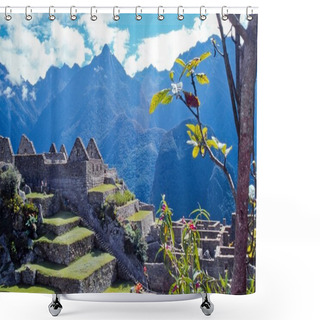 Personality  Machu Picchu, Peru, South America, Pre-Columbian Historical Site Shower Curtains