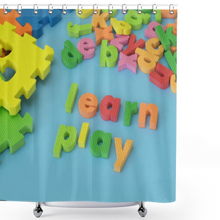 Personality  Learn And Play Shower Curtains