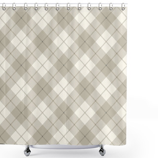 Personality  Abstract Scottish Diagonal Plaid Concept Shower Curtains