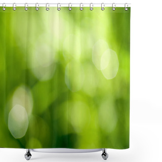 Personality  Abstract Green Natural Backgound Shower Curtains