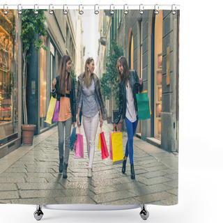 Personality  Crazy Shopping Shower Curtains