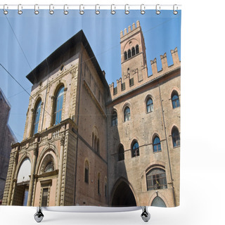 Personality  Palace Of King Enzo. Bologna. Emilia-Romagna. Italy. Shower Curtains