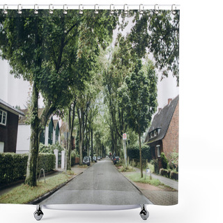 Personality  Suburb Shower Curtains